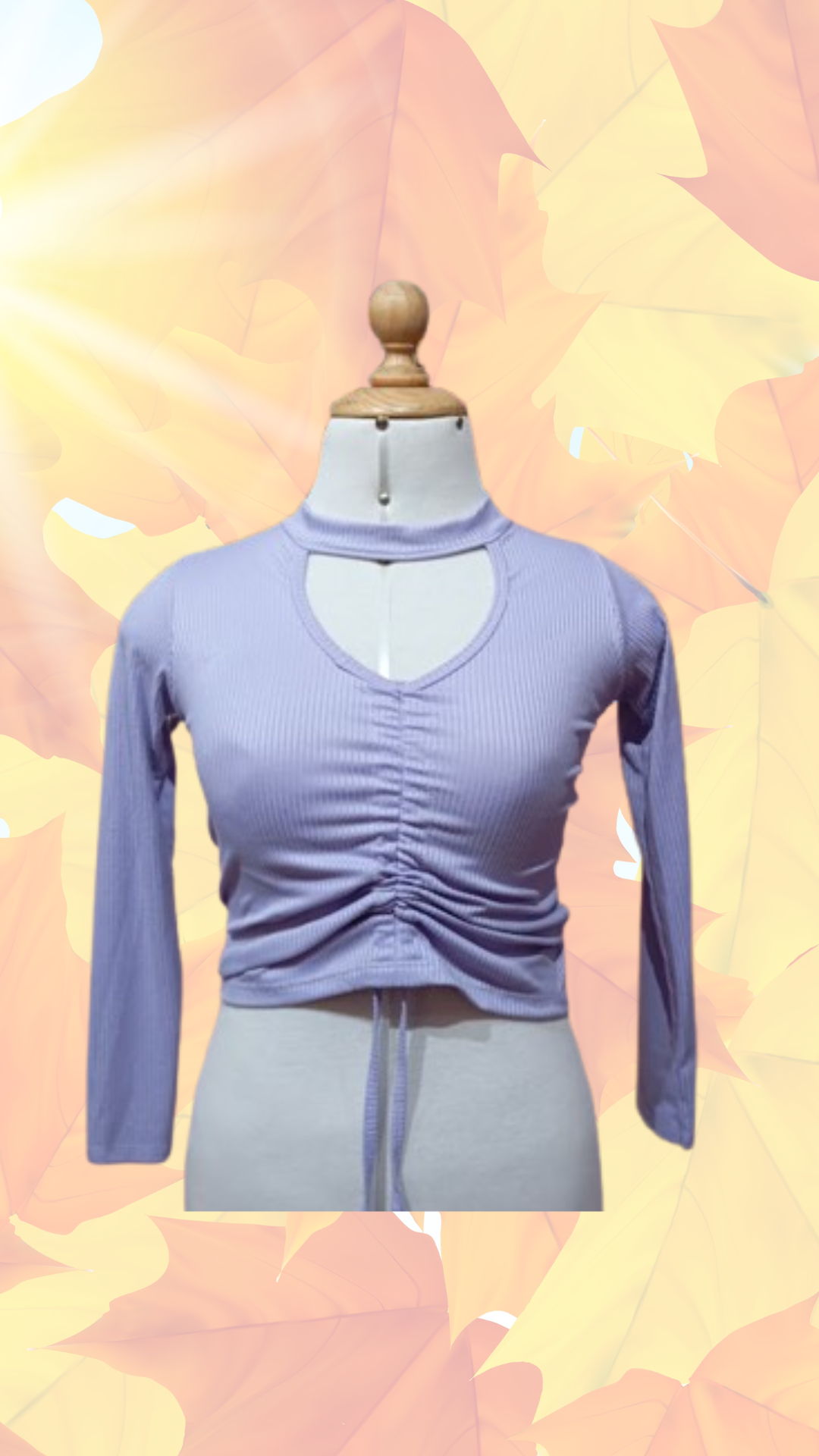Polo manga larga collar